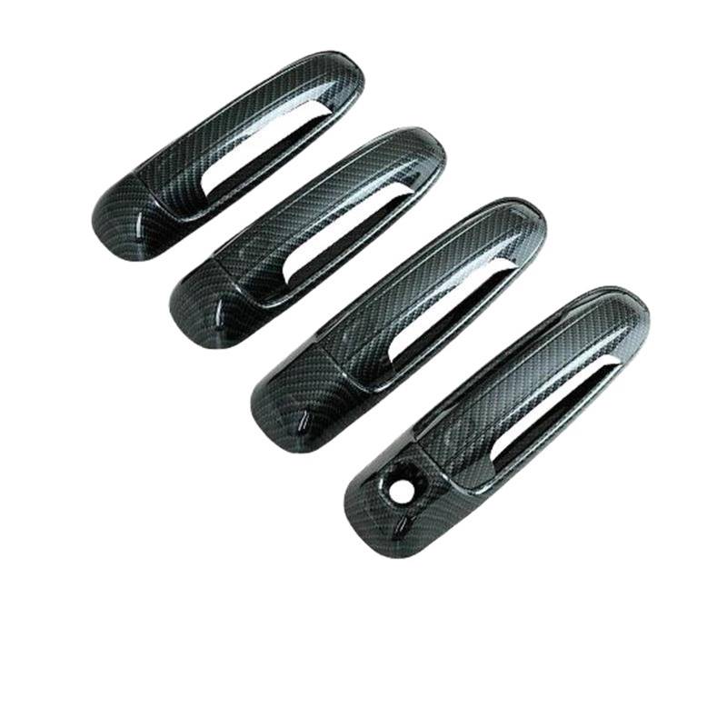 Auto außen türgriff Für Jeep Für Grand Für Cherokee WJ 1999 2000 2001~2004 Chrom Auto Türgriff Abdeckung Trim Türgriff Beifahrerseite (Farbe : Carbon Fiber 4pcs) von FFOCCO