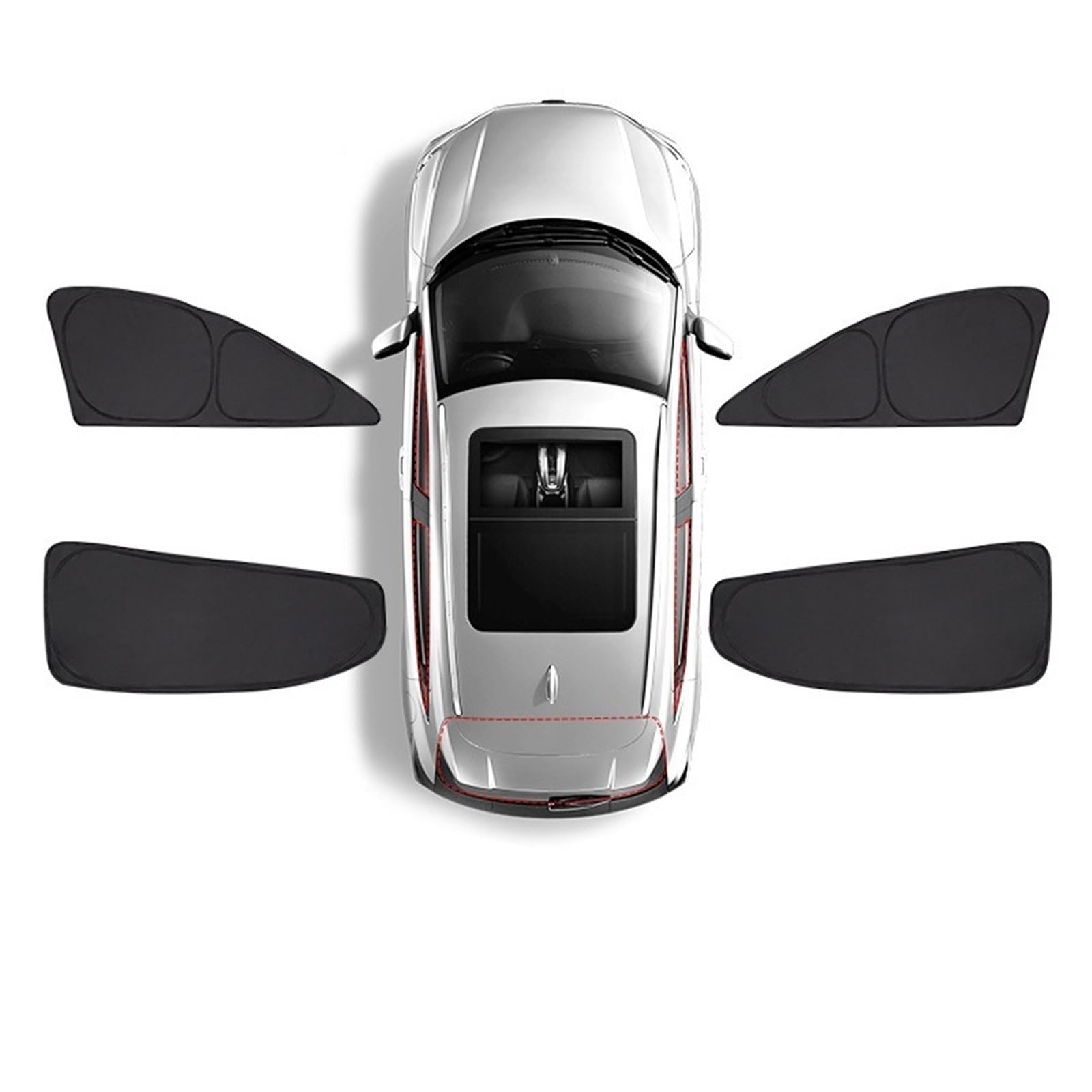 FFOCCO Auto Sonnenschutz Für 1 Series F20 Fließheck 2012-2019 Auto Sonnenschutz Sonnenschutz Sonnenschutz Abdeckungen Anti-UV Auto Fenster Faltbare Autofenster Sonnenschutz(Side Windows) von FFOCCO