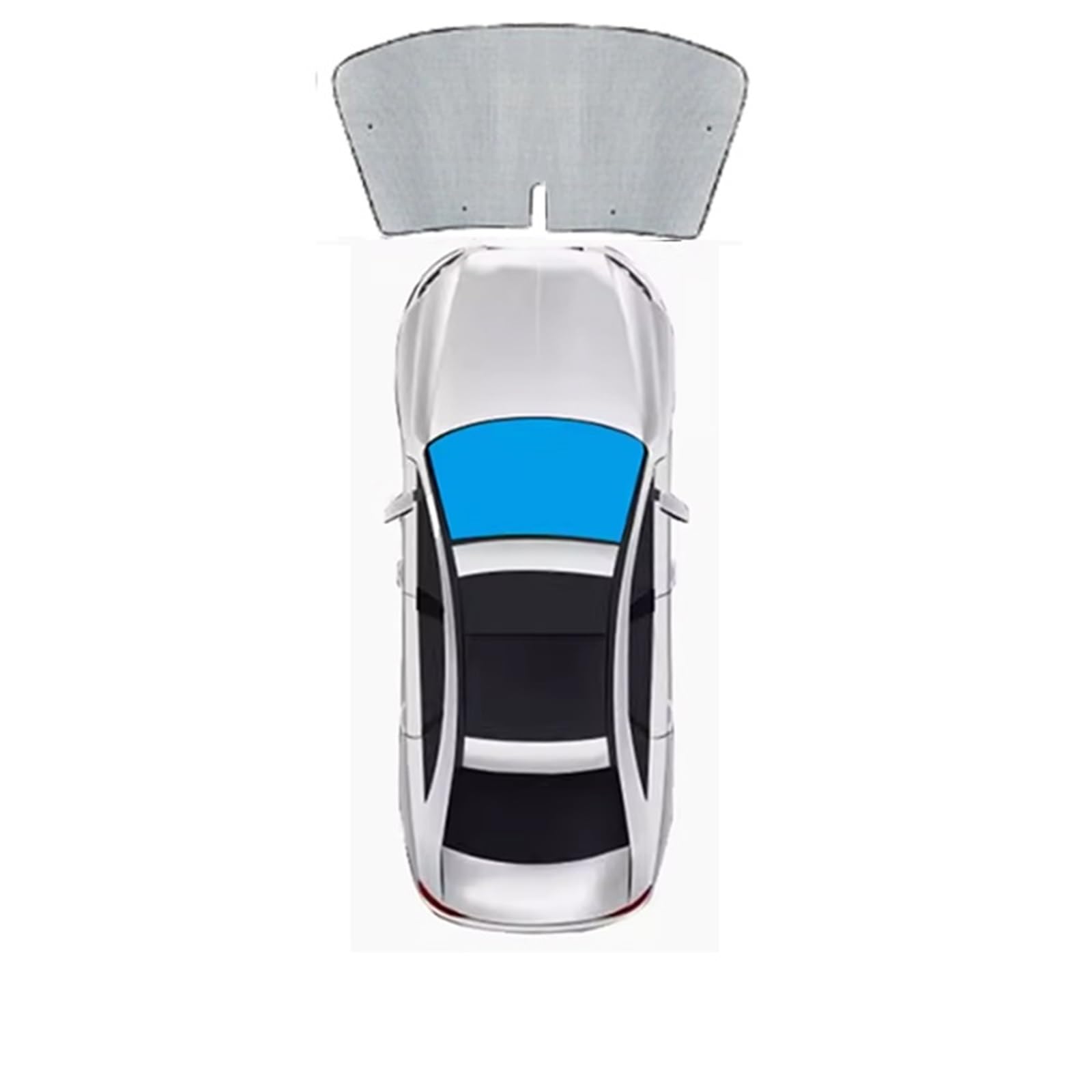 FFOCCO Auto Sonnenschutz Für A6 Sport C8 2019~2025 2020 2021 Windschutzscheiben-Sonnenschutz, Wärmedämmung, Auto-Sonnenschutz Autofenster Sonnenschutz(Front Windshield) von FFOCCO