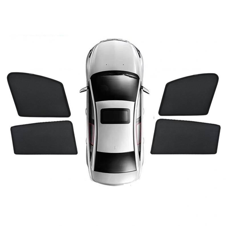 FFOCCO Auto Sonnenschutz Für Jeep Für Grand Für Cherokee WJ WG MK2 2000 2001 2002 2003 2004 UV Schutz Sonnenschirm Windschutzscheibe Autofenster Sonnenschutz(4Piece Front Rear) von FFOCCO