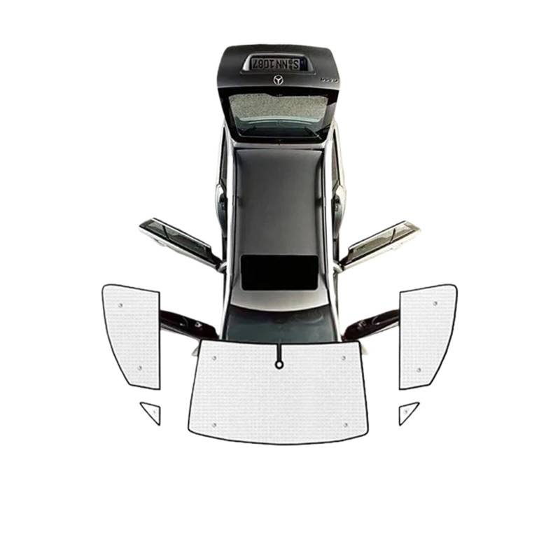 FFOCCO Auto Sonnenschutz Für VW Für Touran 2003-2015 1T MK1 2004 2005 Abdeckung Sonnenblende Auto Sonnenschirm Fenster Protector Windschutzscheibe Sonnenschirm Autofenster Sonnenschutz(Front Windows) von FFOCCO