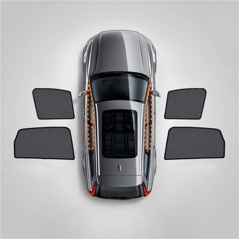 FFOCCO Auto Sonnenschutz Für Volvo XC40 XC 40 2018-2022 Front Schild Fenster Sonnenschutz Windschutzscheibe Hinten Seite Fenster Vorhang Sonnenschutz Visier Autofenster Sonnenschutz(2F 2R) von FFOCCO