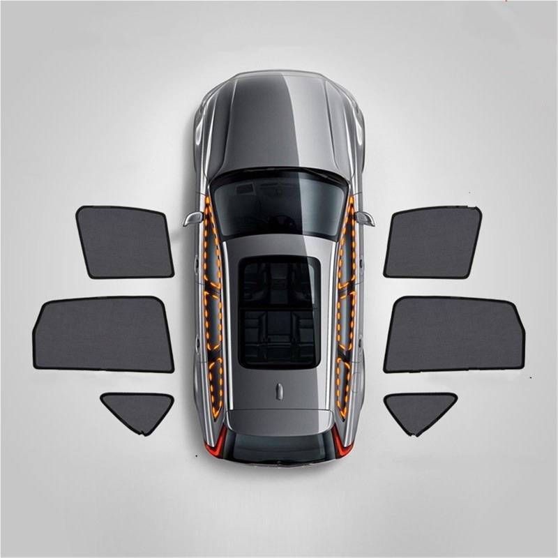 FFOCCO Auto Sonnenschutz Für Volvo XC40 XC 40 2018-2022 Front Schild Fenster Sonnenschutz Windschutzscheibe Hinten Seite Fenster Vorhang Sonnenschutz Visier Autofenster Sonnenschutz(2F 2R 2T) von FFOCCO