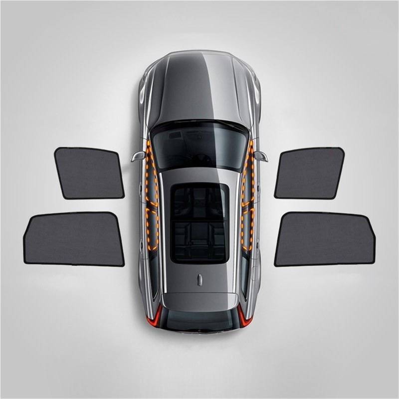 FFOCCO Auto Sonnenschutz Für X5 G05 G18 2019 2020 2021 2022 2023 Auto Front Schild Windschutzscheibe Hinten Seite Fenster Vorhang Sonnenschutz Visier Autofenster Sonnenschutz(2F 2R) von FFOCCO
