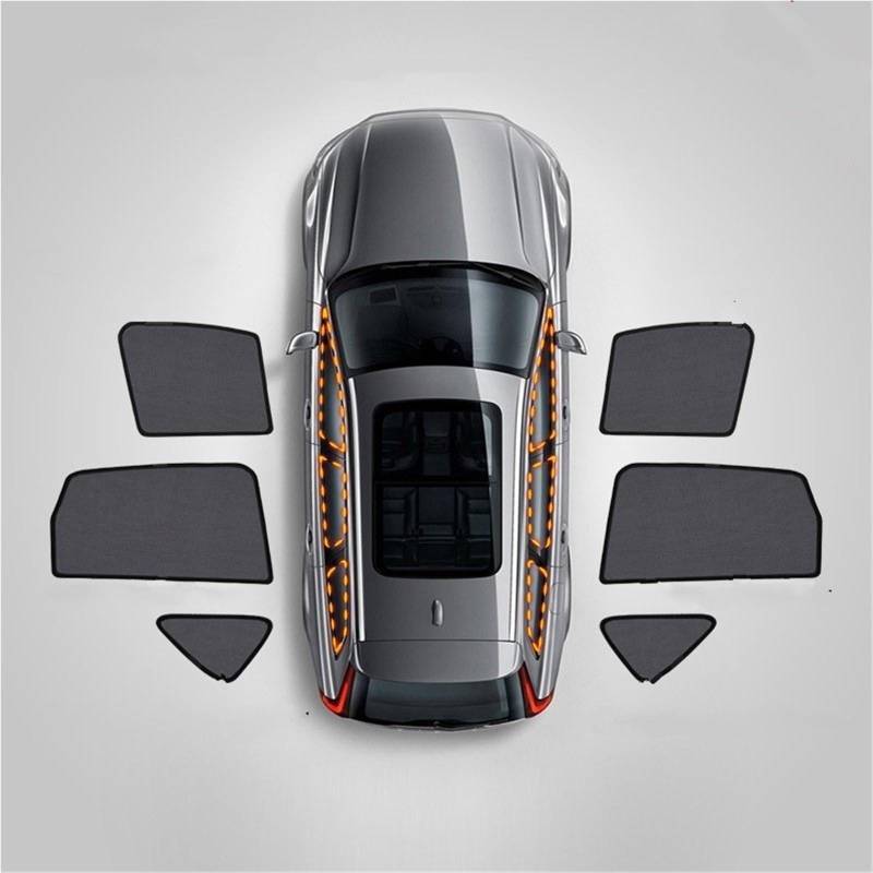 FFOCCO Auto Sonnenschutz Für X5 G05 G18 2019 2020 2021 2022 2023 Auto Front Schild Windschutzscheibe Hinten Seite Fenster Vorhang Sonnenschutz Visier Autofenster Sonnenschutz(2F 2R 2T) von FFOCCO