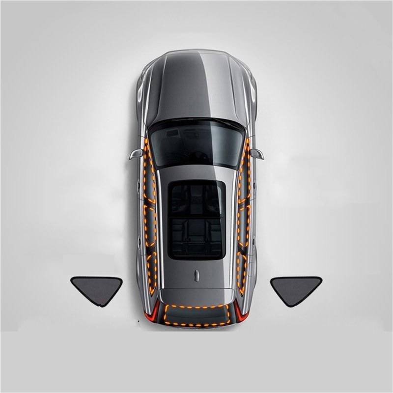 FFOCCO Auto Sonnenschutz Für X5 G05 G18 2019 2020 2021 2022 2023 Auto Front Schild Windschutzscheibe Hinten Seite Fenster Vorhang Sonnenschutz Visier Autofenster Sonnenschutz(2T) von FFOCCO