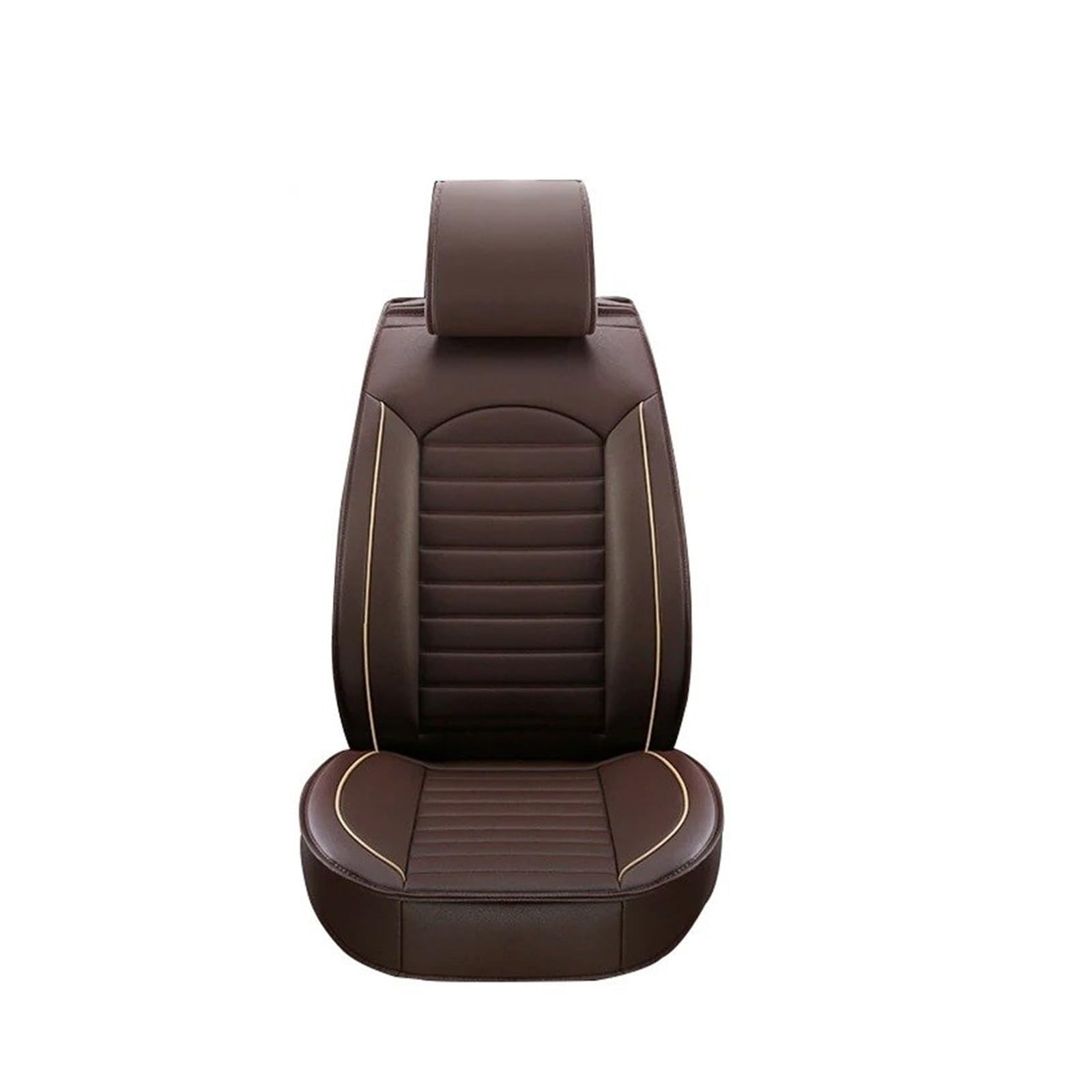 FFOCCO Sitzbezügesets Für Saab 95 93 Leder Universal Autositzbezüge Auto-Innenausstattung Autoprodukte Innenausstattung Auto Schonbezüge(1 Coffee Front S) von FFOCCO