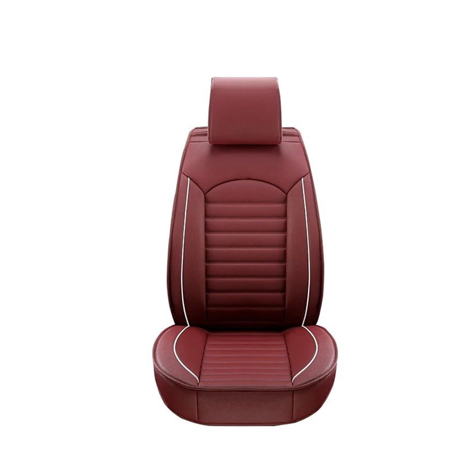 FFOCCO Sitzbezügesets Für Saab 95 93 Leder Universal Autositzbezüge Auto-Innenausstattung Autoprodukte Innenausstattung Auto Schonbezüge(1 Wine red Front S) von FFOCCO