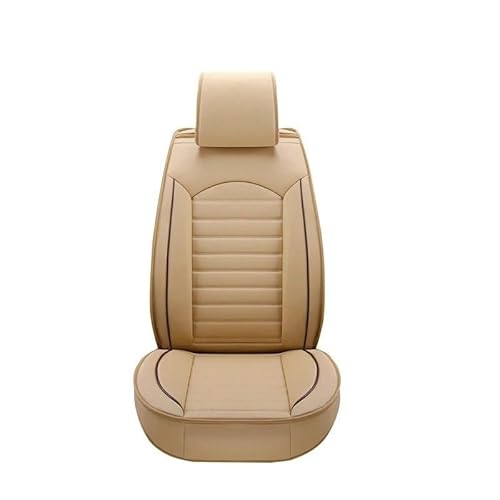 FFOCCO Sitzbezügesets Für Saab 95 93 Leder Universal Autositzbezüge Auto-Innenausstattung Autoprodukte Innenausstattung Auto Schonbezüge(1 beige Front S) von FFOCCO