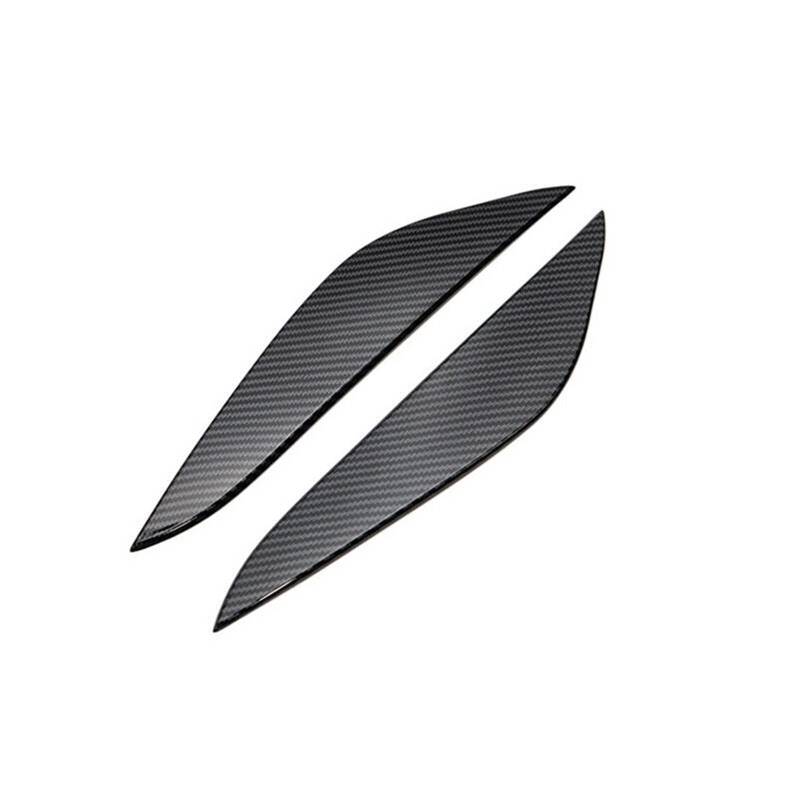 Für Tesla Für Modell 3 2017-2019 Kohlefaser Scheinwerfer Augenlid Augenbrauen Abdeckung Auto Vorne Kopf Licht Trim Scheinwerfer Vorne Augenbrauen von FFOCCO