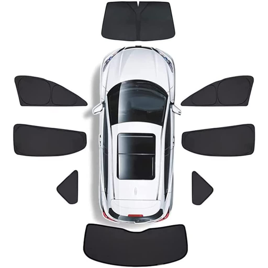für VW ID3 2021 2022 2023 Auto Seitenfenster Sonnenschutz, Magnetisch Sonnenschutz mit UV Schutz Autozubehör,8pcs von FFOCUS