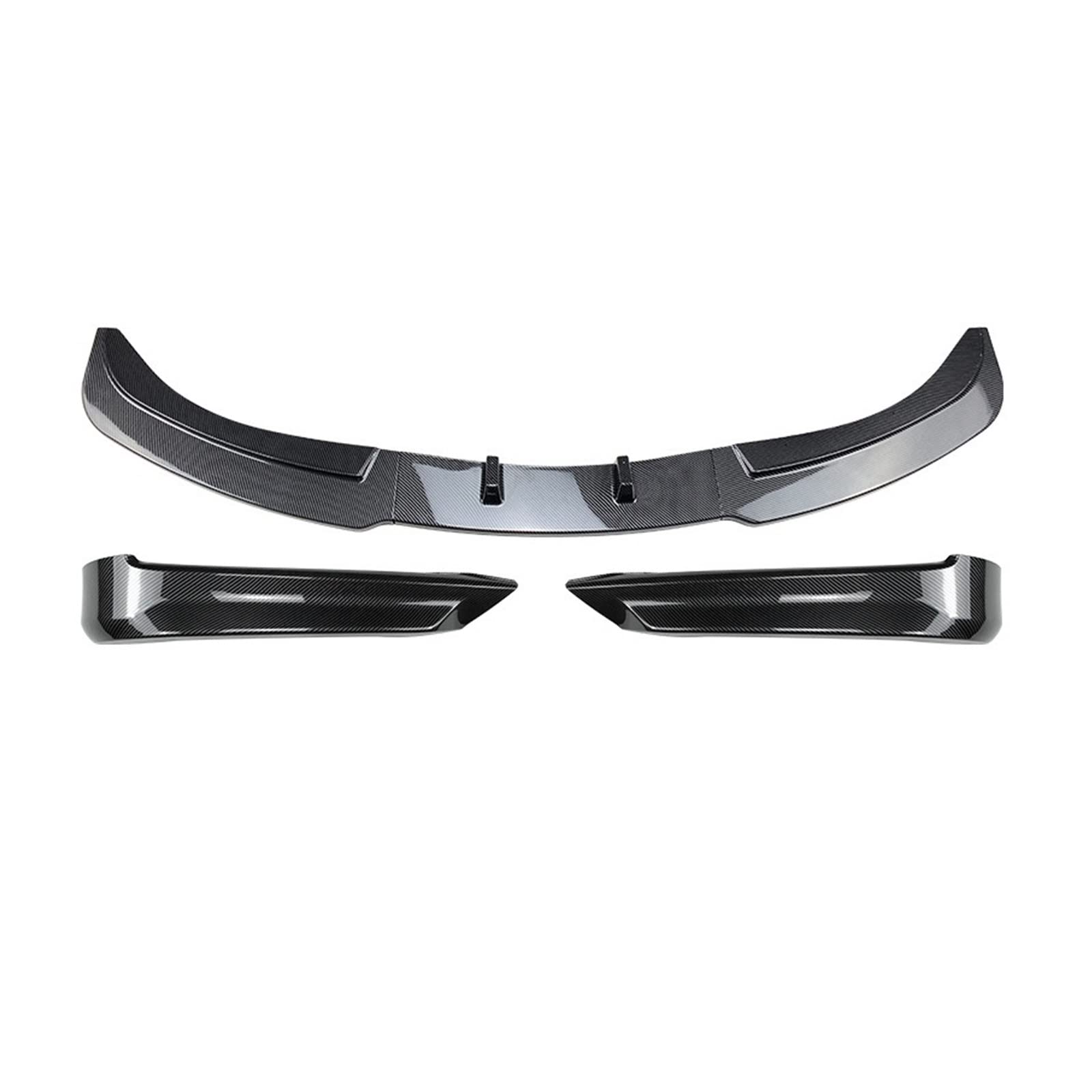 Shuogoufeng Store 5 STÜCKE Kompatibel Mit B*MW 3er E90 E91 Auto Frontstoßstange Lippe Splitter Diffusor Body Kit Spoiler Stoßstange Schutz Schutz 2005-2008 Tuning(One Set Carbon Look) von FFQRDR
