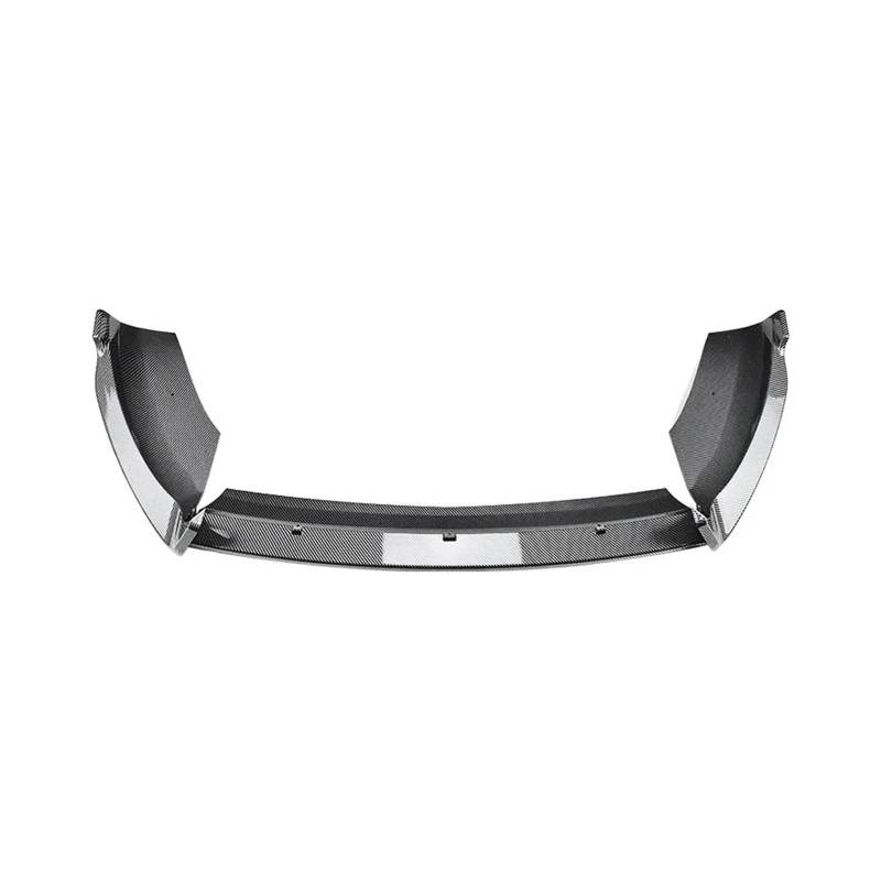 Shuogoufeng Store Auto-Frontstoßstange Kompatibel mit Ford Kompatibel mit Fiesta MK6 ST 2012-2017 Kompatibel mit B-Max B232 Splitter Lip Spoiler Diffusor Schutz Body Kits Abdeckung Trim Tuning(Carbon von FFQRDR