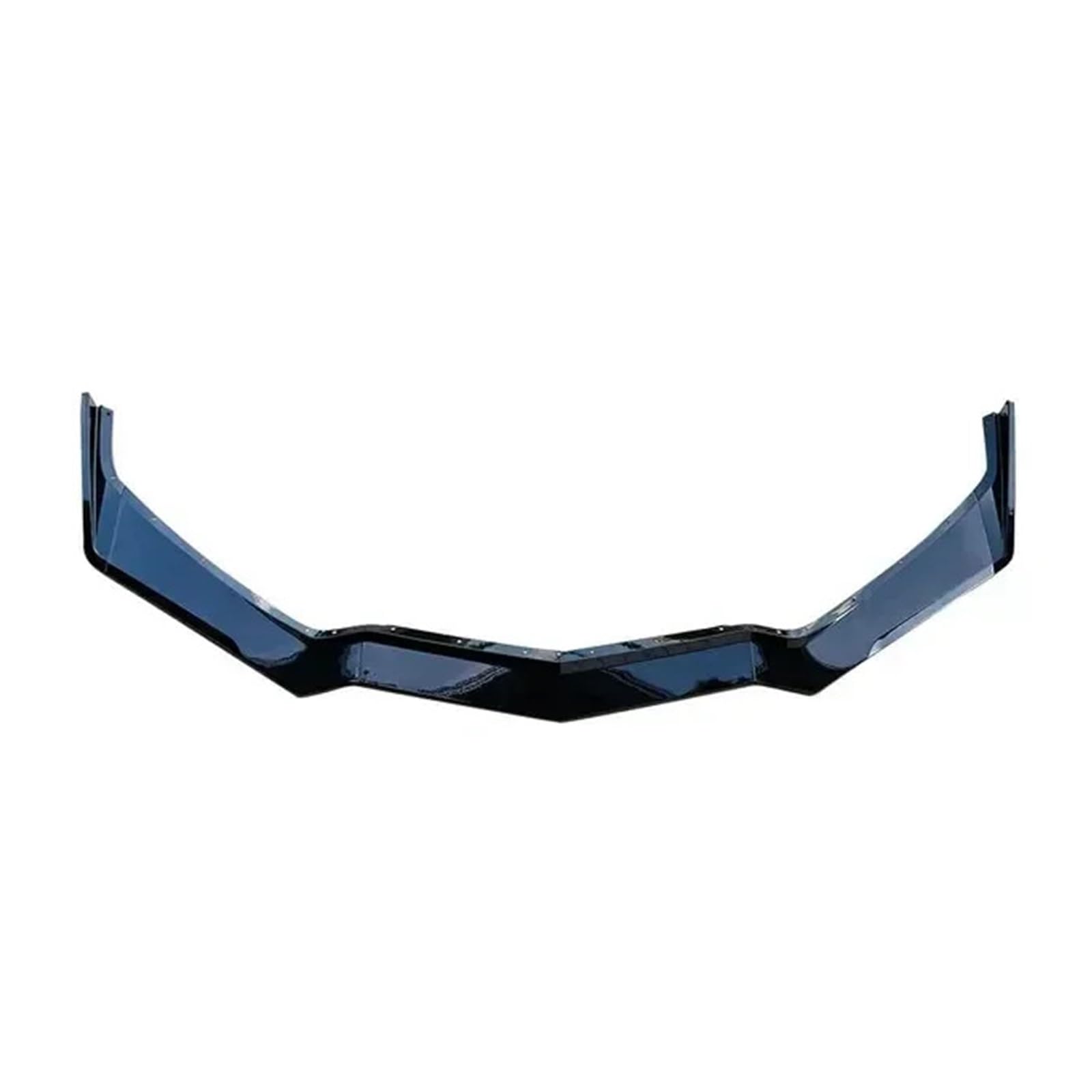 Shuogoufeng Store Frontstoßstangenlippe Kompatibel mit Corvette C8 2020 2021 2022 2023 Autozubehör Carbonfaser-Look Spoiler Diffusor Splitter(Glossy Black) von FFQRDR