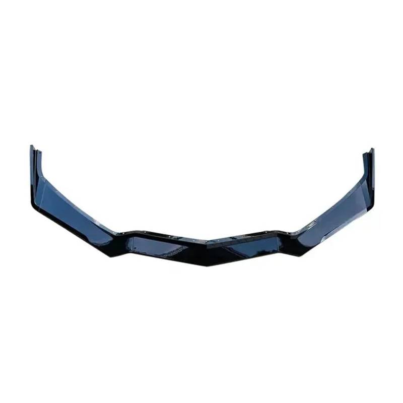 Shuogoufeng Store Frontstoßstangenlippe Kompatibel mit Corvette C8 2020 2021 2022 2023 Autozubehör Carbonfaser-Look Spoiler Diffusor Splitter(Glossy Black) von FFQRDR