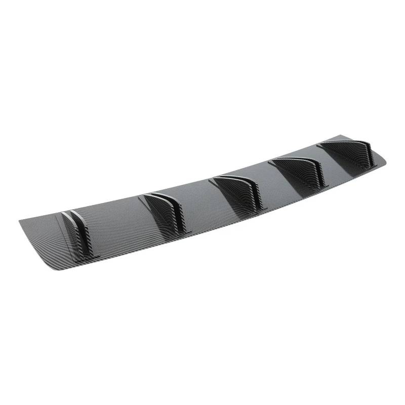 Shuogoufeng Store Rear Lip Bumper Diffuser Spoiler Compatible With CTS CTS-V ATS CT4 CT5 Carbon Fiber Shark 5 Fins 81.5cm Universal Car Accessories(Carbon Fiber Look) von FFQRDR