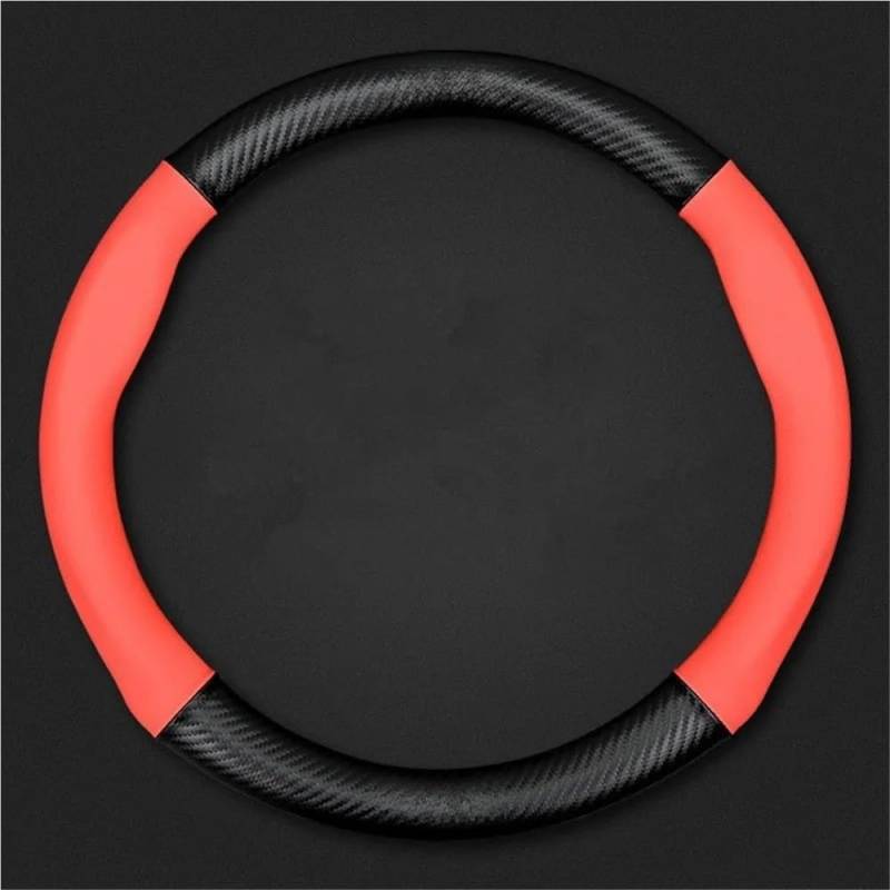 Auto-Lenkradbezug Auto Lenkrad Abdeckung Carbon Faser Muster Für CT4 CT5 CT6 XT4 XT5 XT6 XTS ATS-L Lyriq SRX Zubehör Lenkradbezüge Autos von FFXDEQ