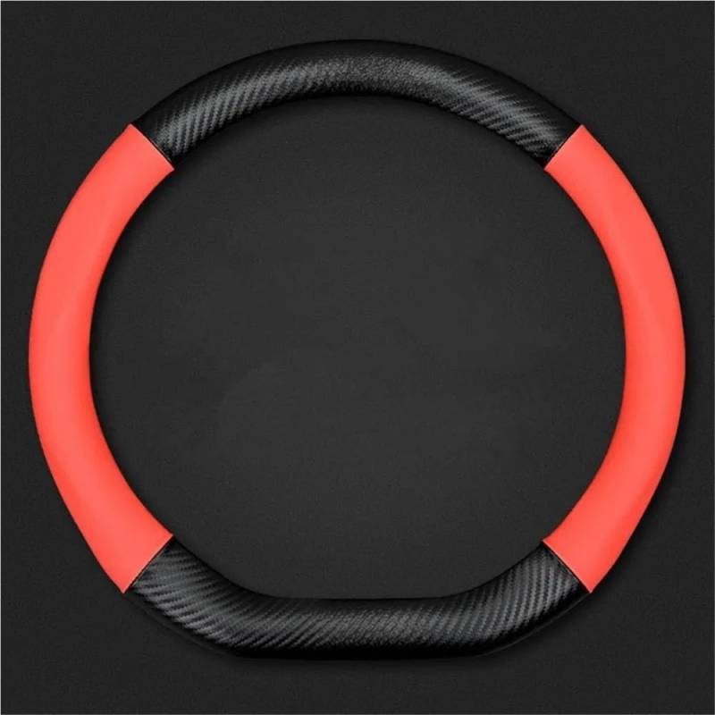 Auto-Lenkradbezug Auto Lenkrad Abdeckung Carbon Faser Muster Für CT4 CT5 CT6 XT4 XT5 XT6 XTS ATS-L Lyriq SRX Zubehör Lenkradbezüge Autos von FFXDEQ