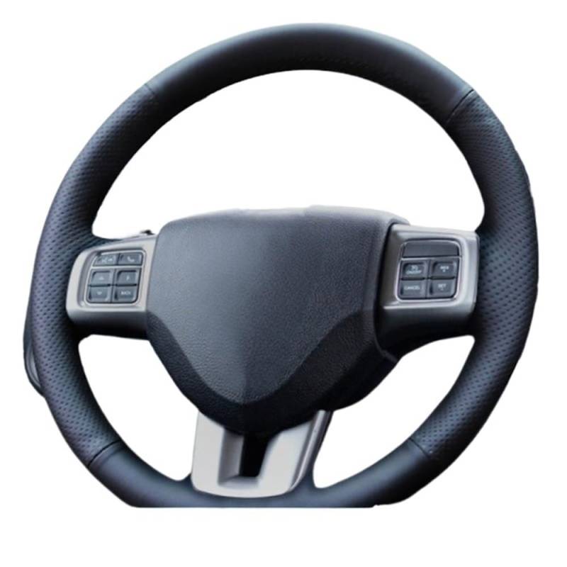 Auto-Lenkradbezug Auto Lenkrad Abdeckung Geflecht Für Grand Für Caravan Für Journey Für Avenger Für Durango Zubehör Lenkradbezüge Autos von FFXDEQ