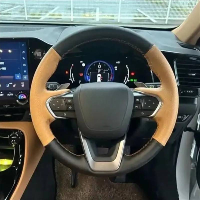 Auto-Lenkradbezug Auto-Lenkradabdeckung für NX 250 NX260 NX350 NX350h NX450h 2022–2024, Zubehör, Lenkrad Lenkradbezüge Autos von FFXDEQ