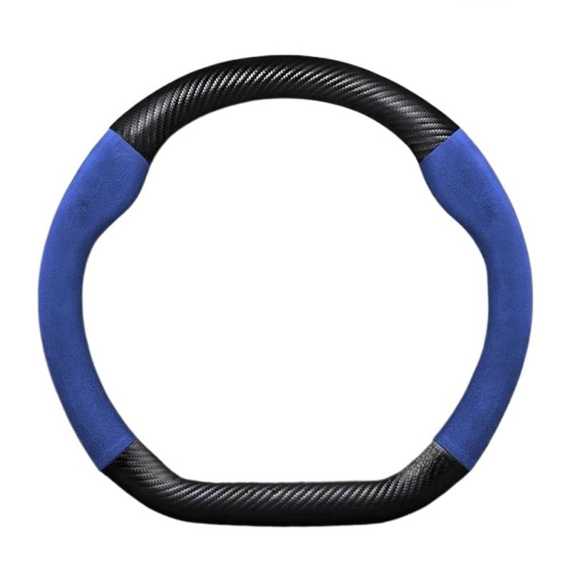 Auto-Lenkradbezug Carbon Faser Auto Lenkrad Abdeckung 37-38cm Für DS3 DS4 DS5 DS5 DS 5LS DS6 DS7 DS9 DS Auto Zubehör Lenkradbezüge Autos von FFXDEQ