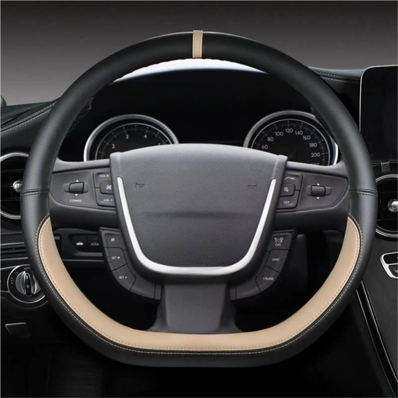Auto-Lenkradbezug Für 508 2011 2012-2017 2018 508 SW 2011-2018 Auto Lenkrad Abdeckung Mikrofaser D Form Auto zubehör Lenkradbezüge Autos von FFXDEQ