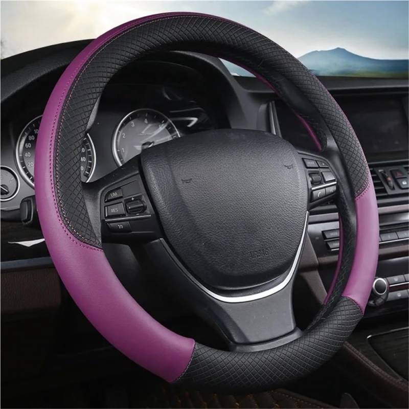 Auto-Lenkradbezug PU Auto Lenkung Abdeckung Auto Modelle für E39 E46 E60 E87 E90 F10 F20 X1 X2 X3 X4 X5 x6 Innen Zubehör Lenkradbezüge Autos von FFXDEQ
