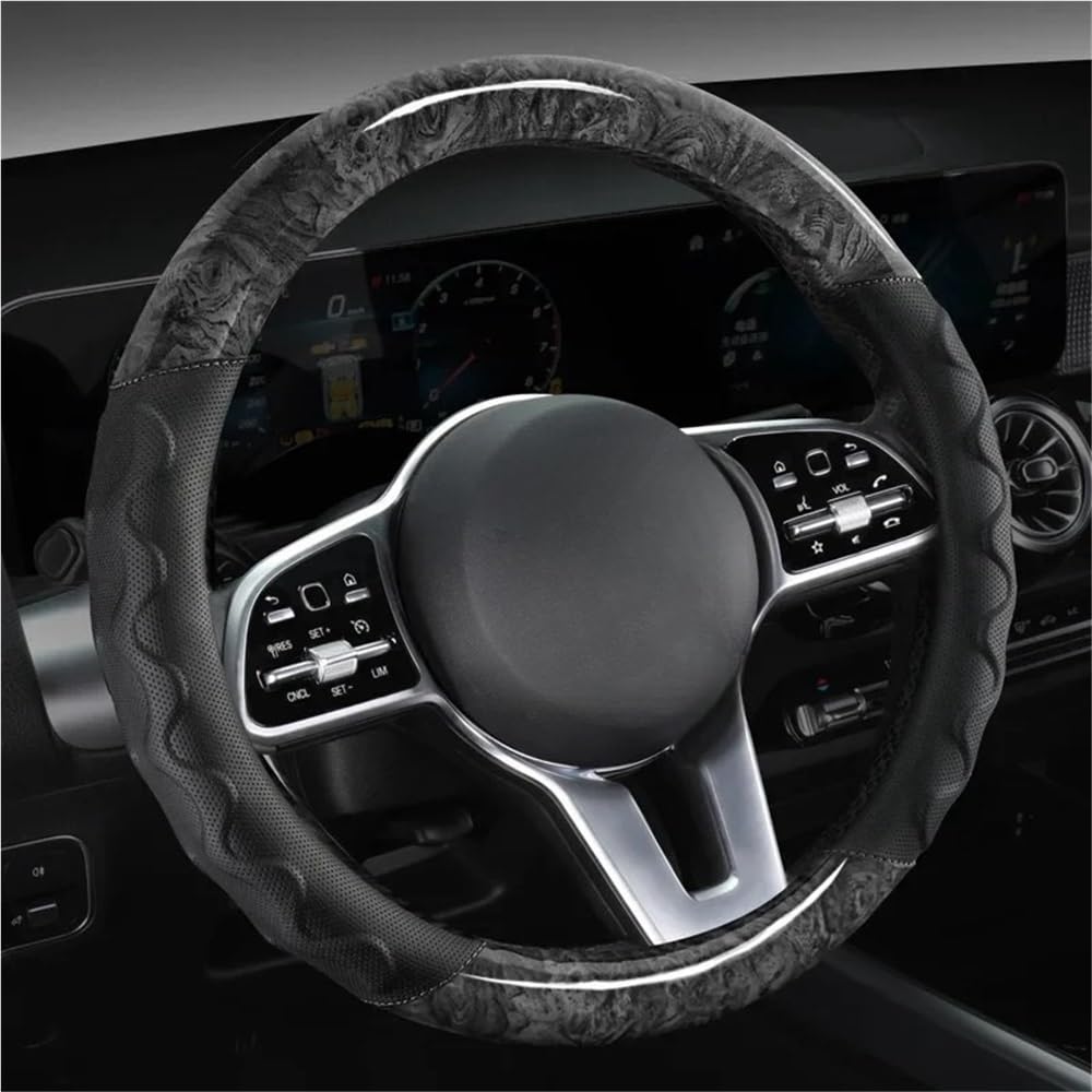 FFXDEQ Auto-Lenkradbezug Mikrofaser-Lenkradbezug universell 381 cm gepolstert weicher Griff bequem für Autozubehör Schwarz Braun Lenkradbezüge Autos FFXDEQ Auto-Lenkradbezug Mikrofaser-Lenkradbezug universell 381 cm gepolstert weicher Griff bequem für Autozubehör Schwarz Braun Lenkradbezüge Autos von FFXDEQ