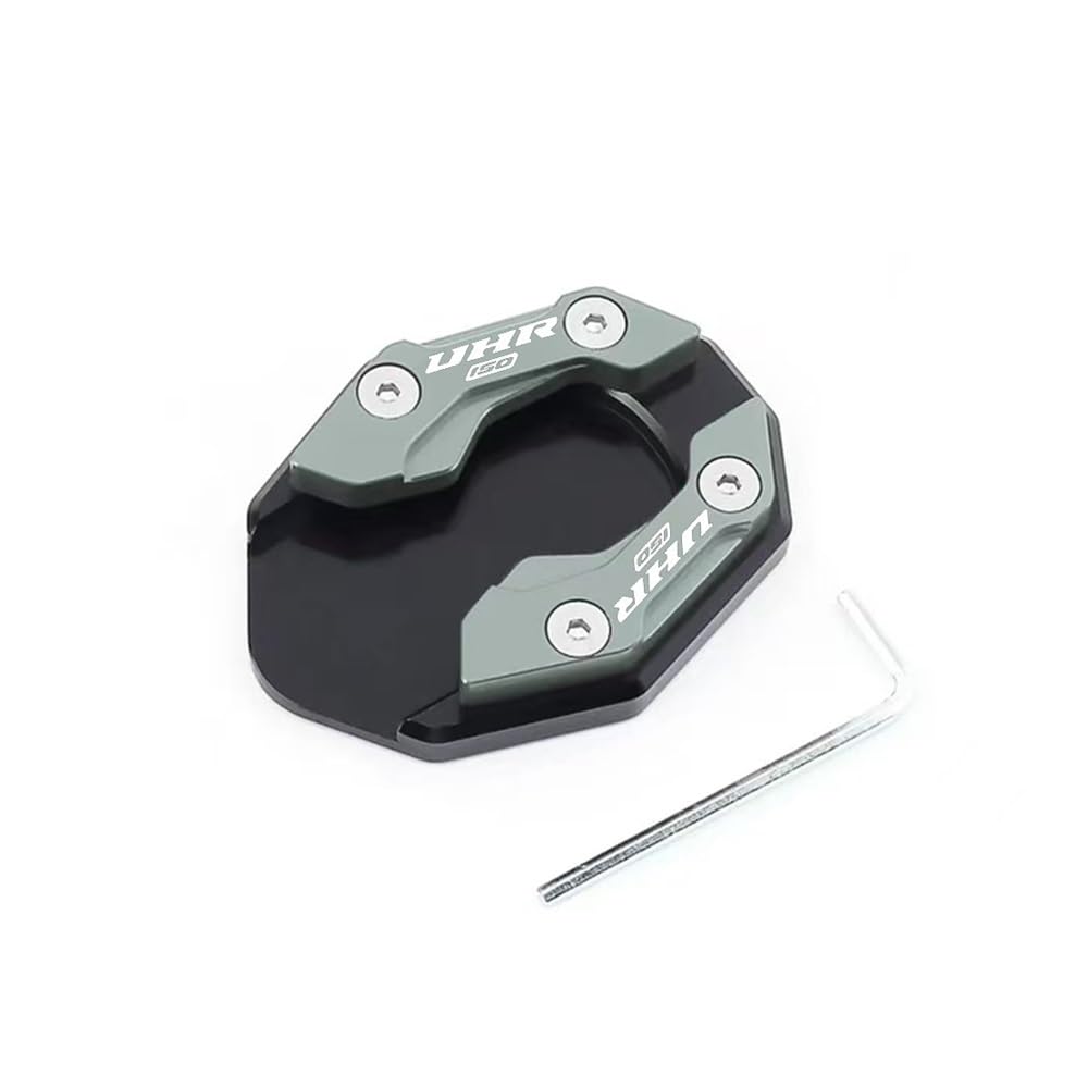 FFXDEQ Seitenständer Vergrößerter Fuß Ständer Für HAOJUE UHR150 UHR125 Uhr 150 125 CNC Motorrad Kickstand Fußvergrößerer Seitenverlängerung Pad Ständer Stützplatte FFXDEQ Seitenständer Vergrößerter Fuß Ständer Für HAOJUE UHR150 UHR125 Uhr 150 125 CNC Motorrad Kickstand Fußvergrößerer Seitenverlängerung Pad Ständer Stützplatte von FFXDEQ