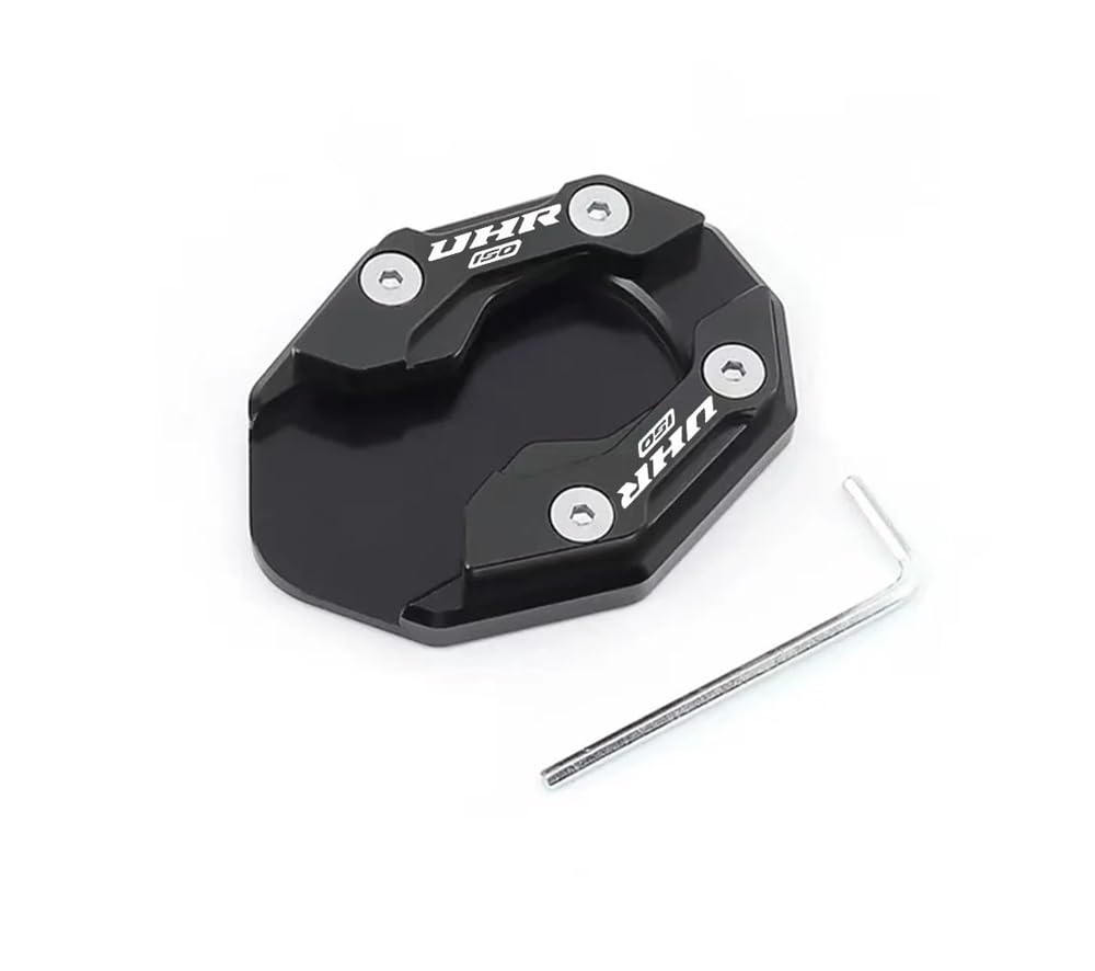 Seitenständer Vergrößerter Fuß Ständer Für HAOJUE UHR150 UHR125 Uhr 150 125 CNC Motorrad Kickstand Fußvergrößerer Seitenverlängerung Pad Ständer Stützplatte Seitenständer Vergrößerter Fuß Ständer Für HAOJUE UHR150 UHR125 Uhr 150 125 CNC Motorrad Kickstand Fußvergrößerer Seitenverlängerung Pad Ständer Stützplatte von FFXDEQ
