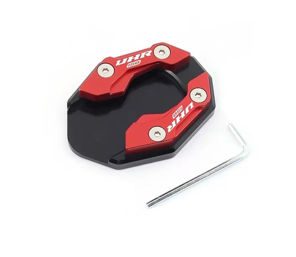 Seitenständer Vergrößerter Fuß Ständer Für HAOJUE UHR150 UHR125 Uhr 150 125 CNC Motorrad Kickstand Fußvergrößerer Seitenverlängerung Pad Ständer Stützplatte Seitenständer Vergrößerter Fuß Ständer Für HAOJUE UHR150 UHR125 Uhr 150 125 CNC Motorrad Kickstand Fußvergrößerer Seitenverlängerung Pad Ständer Stützplatte von FFXDEQ
