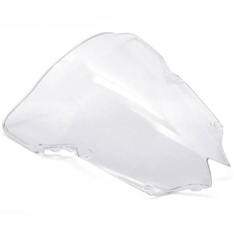 Windschutzscheibe Double Bubble Windschutzscheibe Touring Bildschirm Windschutzscheibe Windabweiser Verkleidung Für YZFR6 YZF-R6 2008-2016 Verstellbare Windschutzscheibenabweiser von FFXDEQ