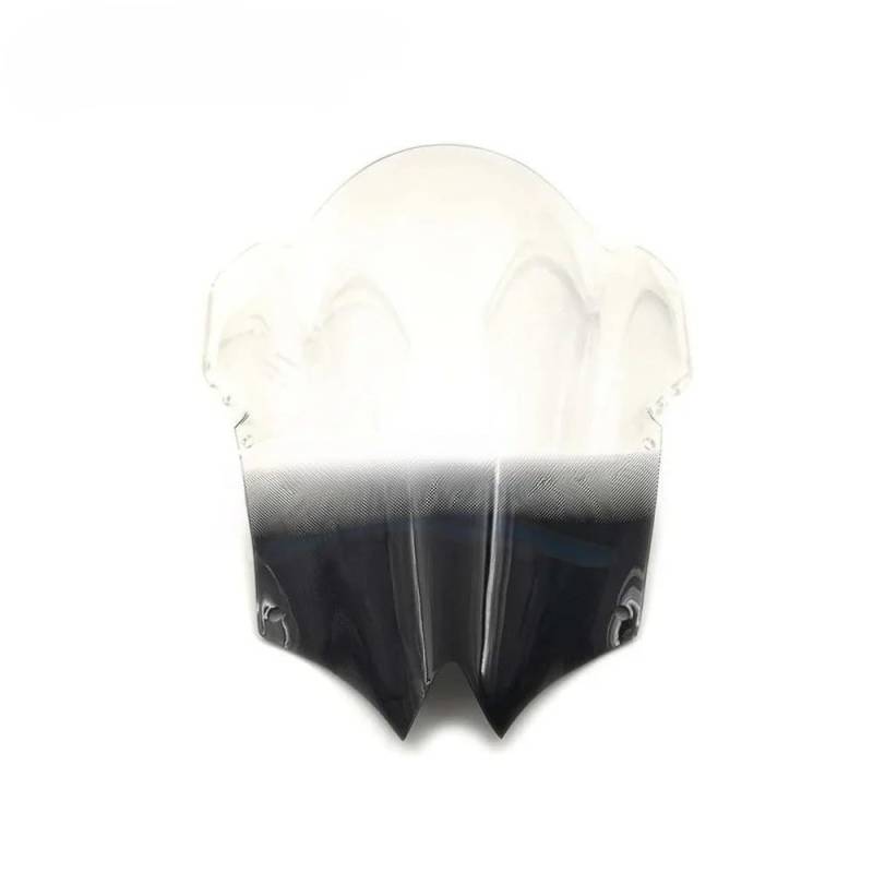 Windschutzscheibe Double Bubble Windschutzscheibe Touring Bildschirm Windschutzscheibe Windabweiser Verkleidung Für YZFR6 YZF-R6 2008-2016 Verstellbare Windschutzscheibenabweiser von FFXDEQ