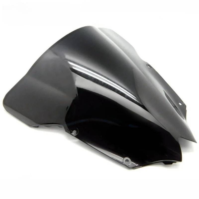Windschutzscheibe Double Bubble Windschutzscheibe Touring Bildschirm Windschutzscheibe Windabweiser Verkleidung Für YZFR6 YZF-R6 2008-2016 Verstellbare Windschutzscheibenabweiser von FFXDEQ