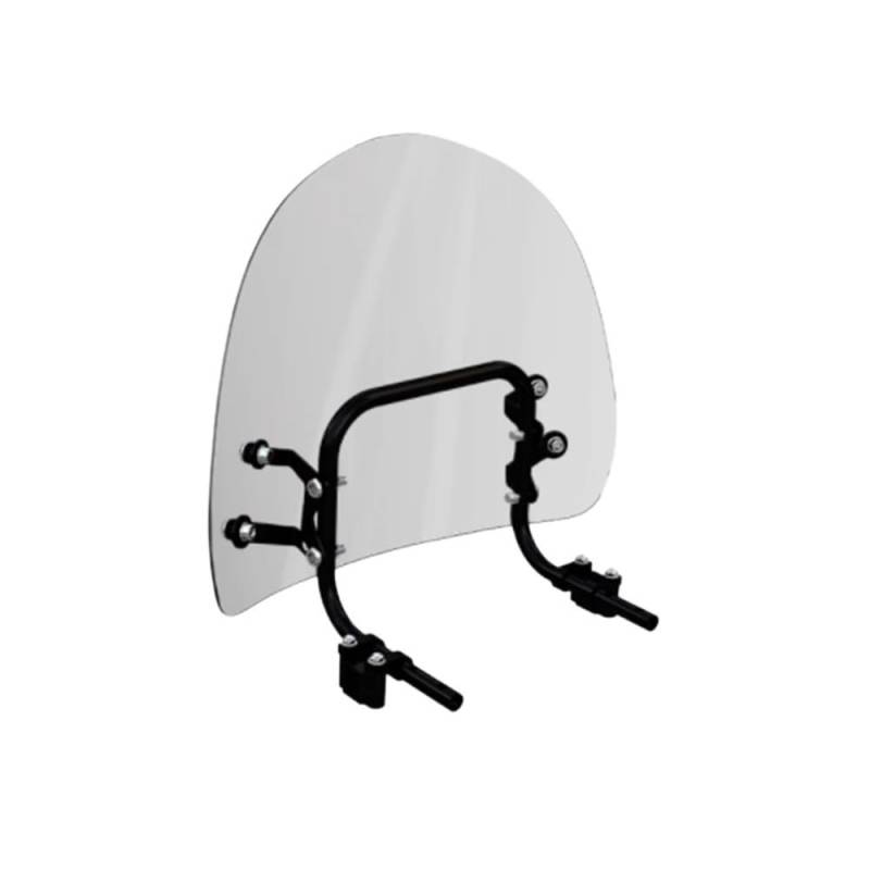 Windschutzscheibe Für 4MICA Frontscheibe Motorrad Modifikation Windschutzscheibe Panel Verstellbare Windschutzscheibenabweiser von FFXDEQ