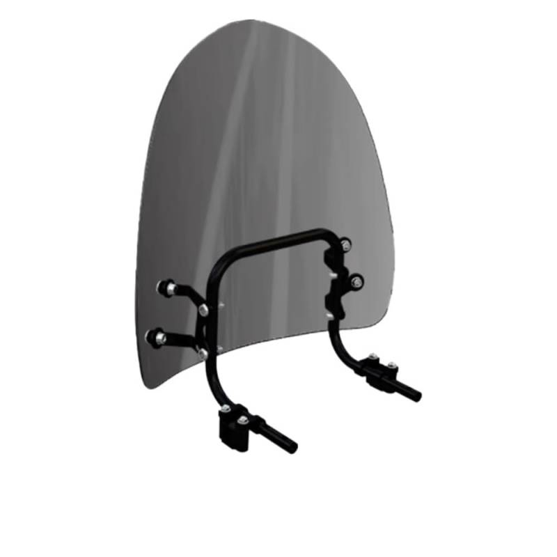 Windschutzscheibe Für 4MICA Frontscheibe Motorrad Modifikation Windschutzscheibe Panel Verstellbare Windschutzscheibenabweiser von FFXDEQ