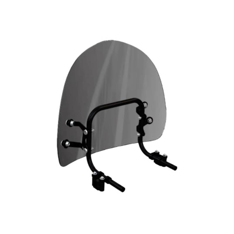 Windschutzscheibe Für 4MICA Frontscheibe Motorrad Modifikation Windschutzscheibe Panel Verstellbare Windschutzscheibenabweiser von FFXDEQ
