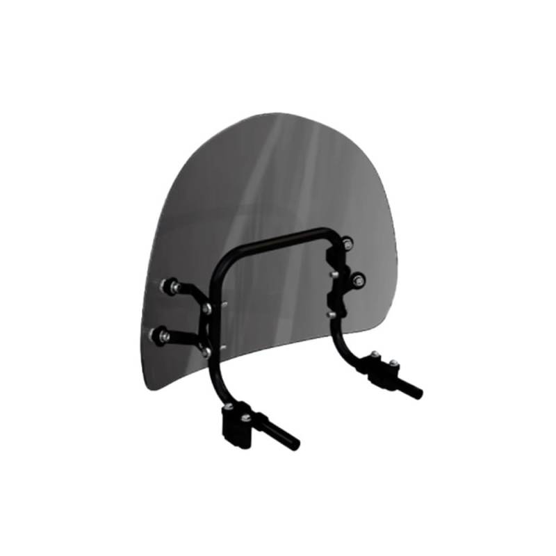 Windschutzscheibe Für 4MICA Frontscheibe Motorrad Modifikation Windschutzscheibe Panel Verstellbare Windschutzscheibenabweiser von FFXDEQ