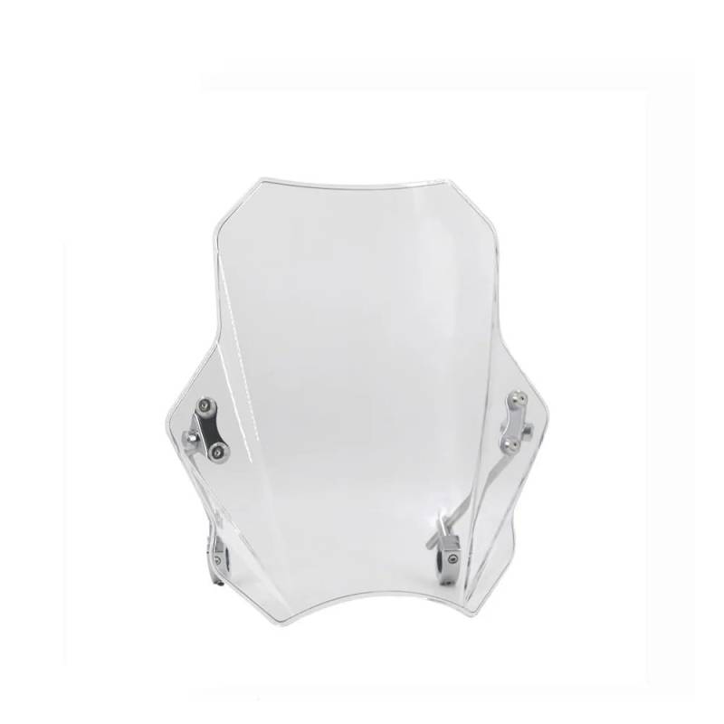 Windschutzscheibe Für 650NK 2021-2023 Motorrad Modifikation Universal Windschutzscheibe Einstellbare Metallhalterung Verstellbare Windschutzscheibenabweiser von FFXDEQ
