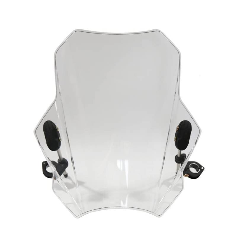 Windschutzscheibe Für Eliminator SE 400 450 E400 E450 2023 2024 Universal Motorrad Windschutzscheibe Windschutz Windabweiser Runde Scheinwerfer Verstellbare Windschutzscheibenabweiser von FFXDEQ