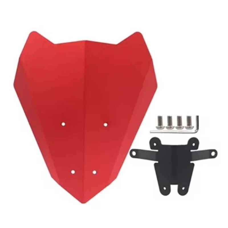 Windschutzscheibe Für MT-03 MT-25 2020-2024 Motorrad-Windschutzscheiben-Sonnenschutz-Deflektorzubehör Verstellbare Windschutzscheibenabweiser von FFXDEQ