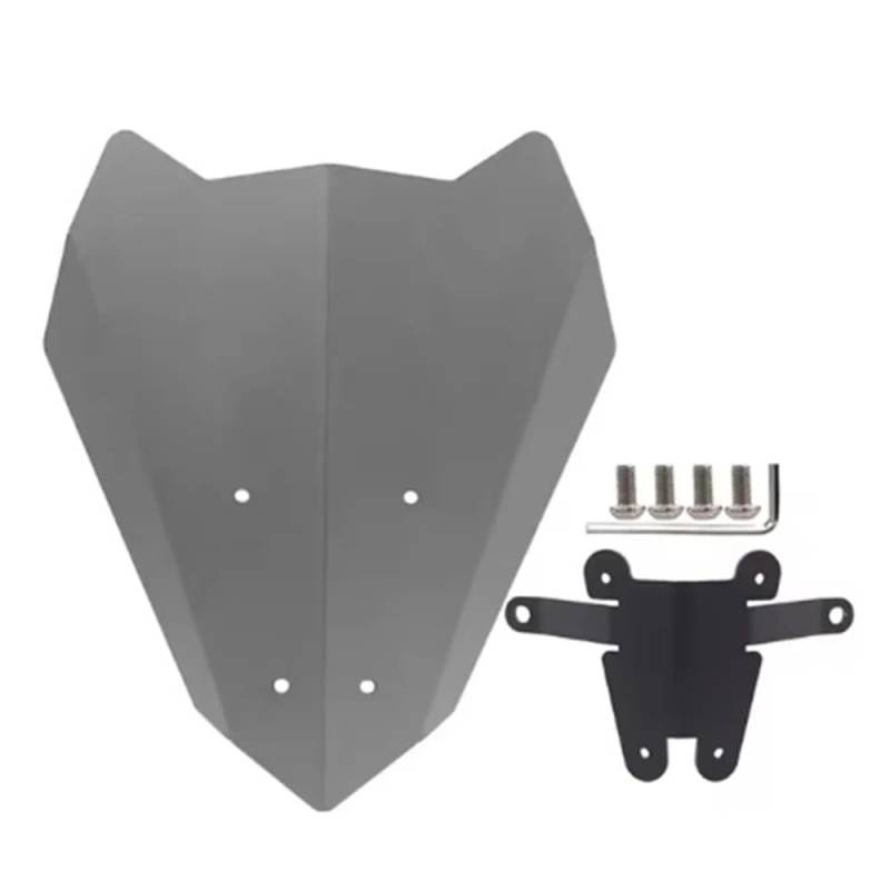 Windschutzscheibe Für MT-03 MT-25 2020-2024 Motorrad-Windschutzscheiben-Sonnenschutz-Deflektorzubehör Verstellbare Windschutzscheibenabweiser von FFXDEQ