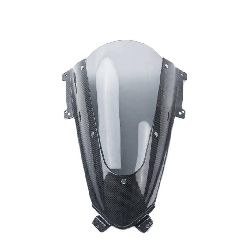 Windschutzscheibe Für Panigale V2 V2b V4 V4S V4R 2018-2023 Windschutzscheibe Mit Verbesserter Sportlicher Motorrad-Carbonfaser-Windschutzscheibe Verstellbare Windschutzscheibenabweiser von FFXDEQ