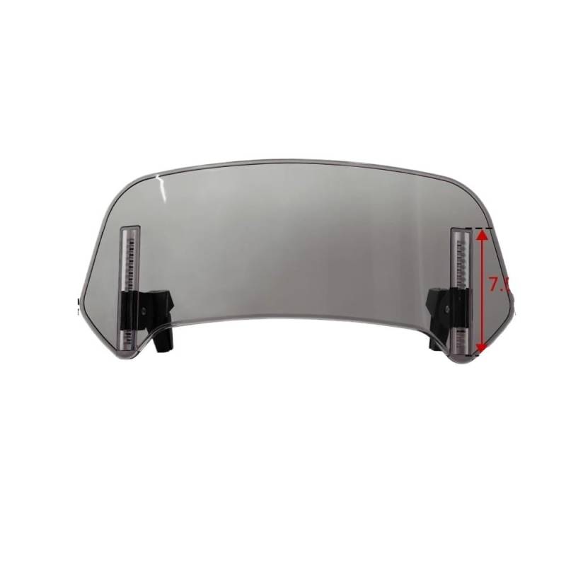 Windschutzscheibe Für TDM 850 900 TDR250 XT1200Z/ZE XT660Z Für Super Für Tenere Motorrad Windschutzscheibe Verlängerung Spoiler Windschutz Air Deflektor Verstellbare Windschutzscheibenabweiser von FFXDEQ