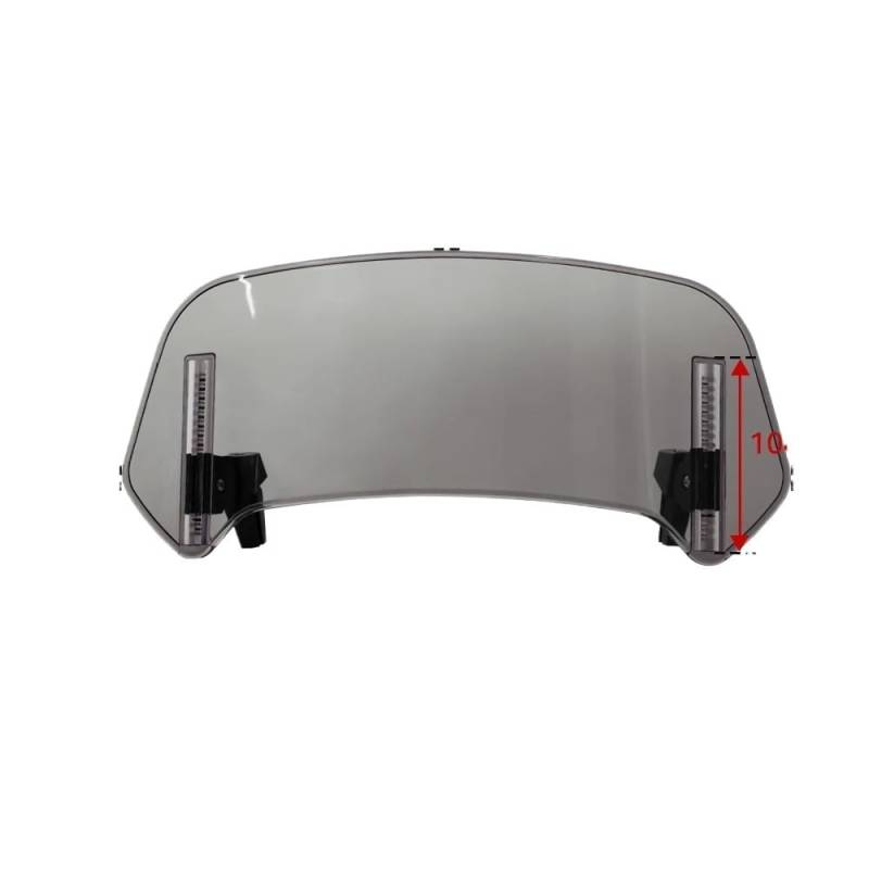 Windschutzscheibe Für TDM 850 900 TDR250 XT1200Z/ZE XT660Z Für Super Für Tenere Motorrad Windschutzscheibe Verlängerung Spoiler Windschutz Air Deflektor Verstellbare Windschutzscheibenabweiser von FFXDEQ