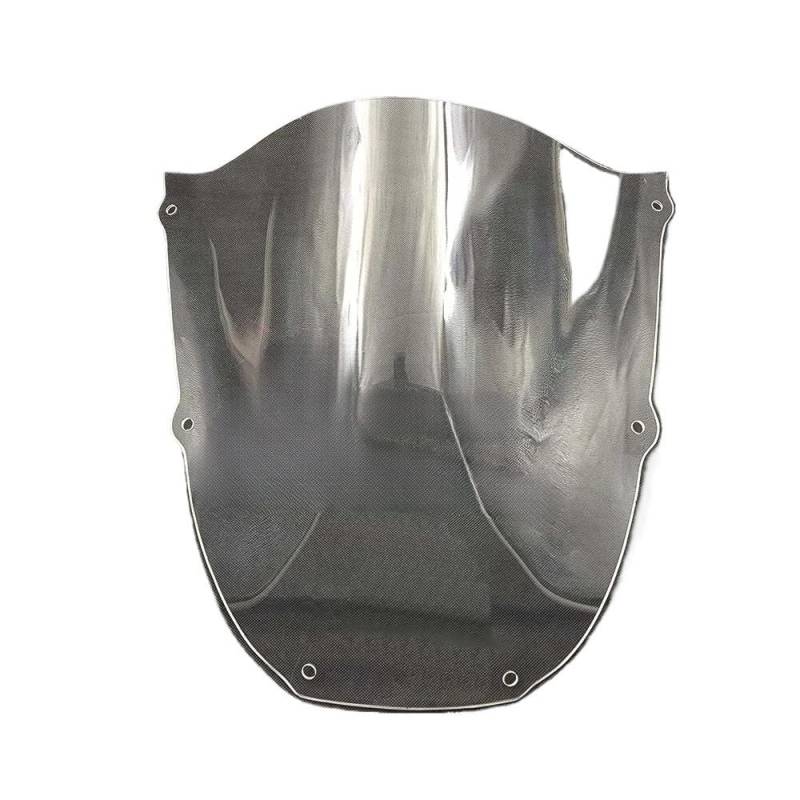 Windschutzscheibe Für YZF 1000R YZF1000R 1996-2005 Windschutzscheibe Double Bubble Frontscheibe Viser Visier Luftstrom Windabweiser Verstellbare Windschutzscheibenabweiser von FFXDEQ