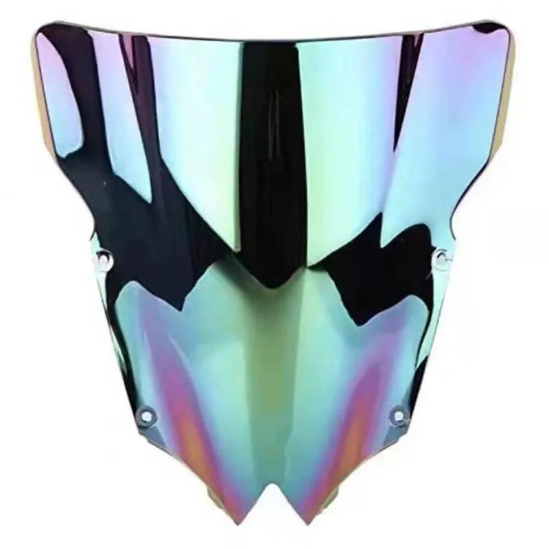 Windschutzscheibe Für YZF-R6 YZF 600 R6 2008 2009-2014 2015 2016 Motorrad Windschutz Bildschirm Windabweiser Double Bubble Windschutzscheibe Verstellbare Windschutzscheibenabweiser von FFXDEQ