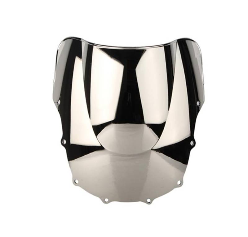 Windschutzscheibe Motorrad Double Bubble Windschutzscheibe Für ZZR400 1993-2007 ZZR600 ZZR 400 600 Windschutzscheibe Zubehör Verkleidung Deflektor Verstellbare Windschutzscheibenabweiser von FFXDEQ