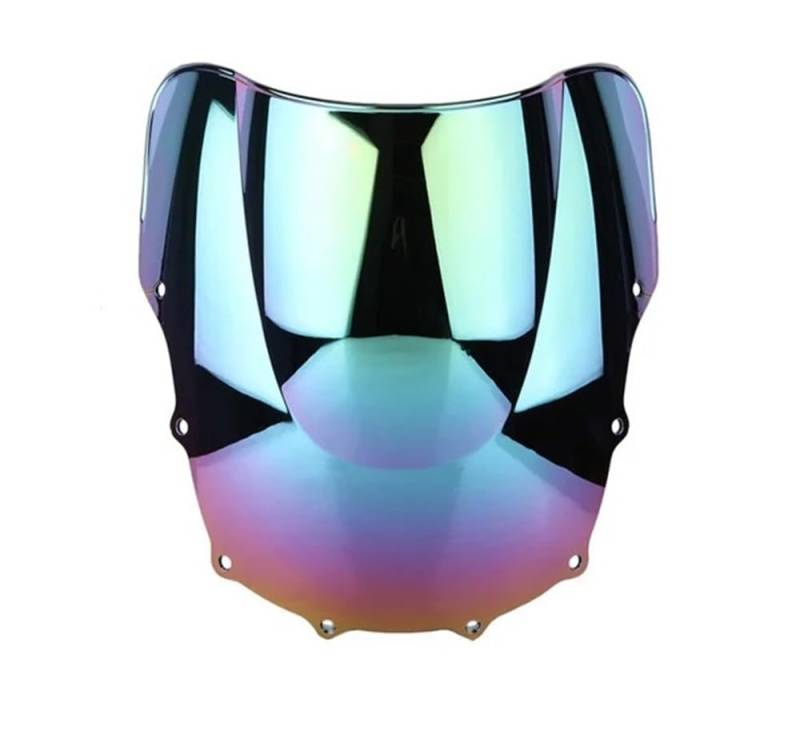 Windschutzscheibe Motorrad Double Bubble Windschutzscheibe Für ZZR400 1993-2007 ZZR600 ZZR 400 600 Windschutzscheibe Zubehör Verkleidung Deflektor Verstellbare Windschutzscheibenabweiser von FFXDEQ