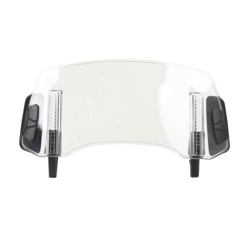 Windschutzscheibe Motorrad Windschutzscheibe Verlängerung Spoiler Windschutz Air Deflektor Für NT650 Für Hawk GT NTV 600 650 NX500 NX650 JX Für Dominator Verstellbare Windschutzscheibenabweiser von FFXDEQ